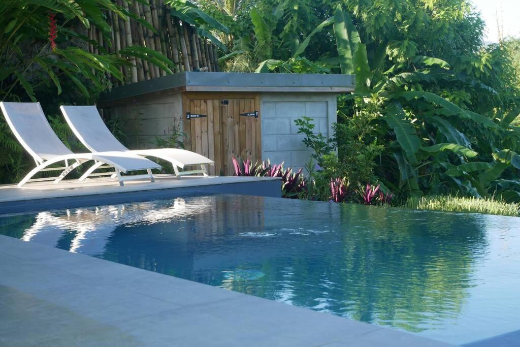 Villa Kumquat, avec piscine Clévacances 4 clés Petit-Bourg Exterior foto